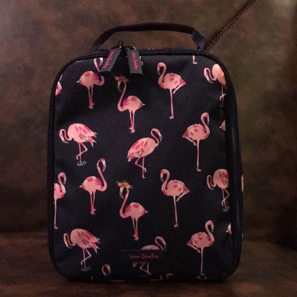 vera bradley flamingo lunch bag